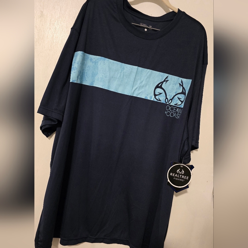 Men's Real Tree - Ocean+Coast Navy Blue Shirt NWT